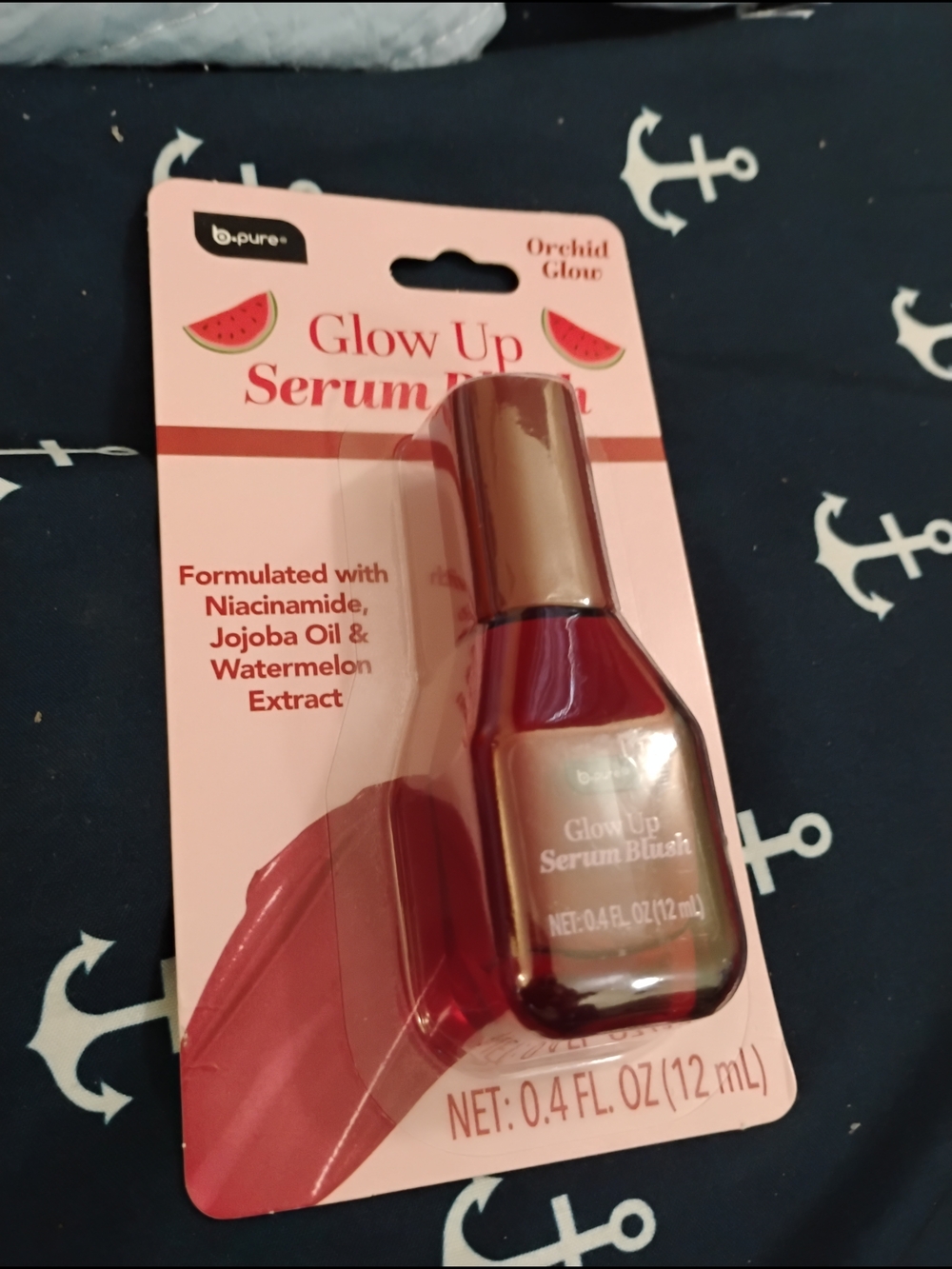 Orchid Glow!!That Super Dark Red Tho!!!Glow Up Serum Blush - (Pink/Gold Bottle)